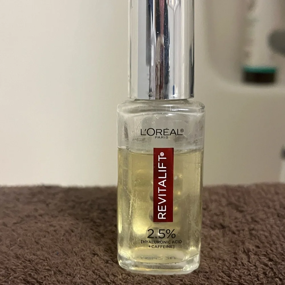 L'Oreal Revitalift Blue & Silver Serum Duo fine lines, wrinkles & dark circles